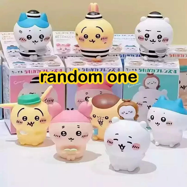 Japanese Anime Chiikawa Mini Figurine Capsule Toy Blind Box Cute Prisoner Hachiware Usagi Kurimanju Action Figure Desk Decor