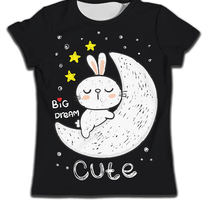 New Cartoon T-shirt Kids Boys Children Clothes Girls Cats Graphic T Shirts Boy Baby Summer Top KID Girl Birthday Short Sleeve