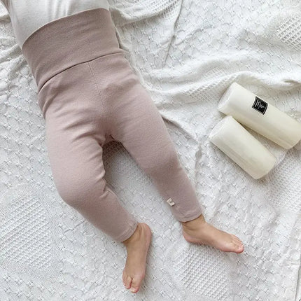 Autumn Spring Baby Girl Leggings Cotton Baby Boys Ribbed Full Length Infant Kids Clothes Skiny Pants Children Casual Trousers