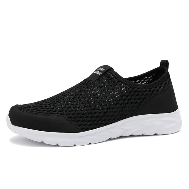 Lightweight men's relaxing, breathable sports shoes, casual mesh shoes non-slip, flat, outdoor walking, summer shoe size 36-48