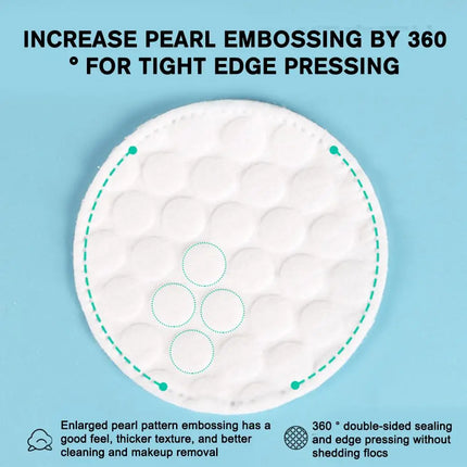 100pcs Cotton Pads Round Make-Up Cotton Soft Make Up Nail Polish Remover Makeup Remover Pads Disposable Clean Cotton for Face