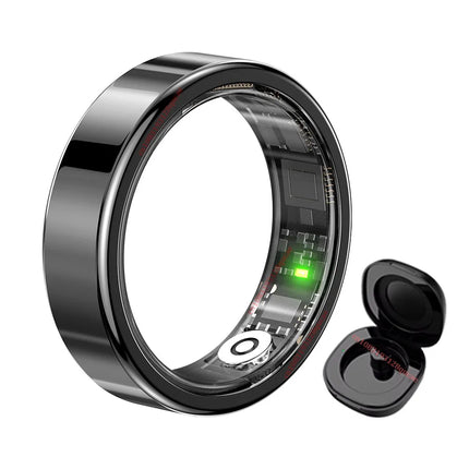 New Smart Ring Bluetooth 2026 Waterproof Lightweight Heart Rate& Blood Oxgyen & Sleep Monitoring Men Women Gifts 5ATM Waterproof
