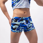 B107-blue / M / 3pcs