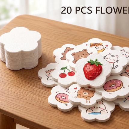 [20Pcs/50Pcs] Magic 3D Foam Explosion Art Paper Water Activated Expanding Drawing Board Kids DIY Craft Toy Puffy Texture Paintin