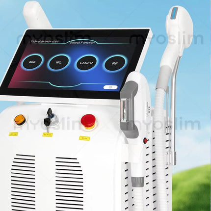 Diode Laser Picosecond 4 In 1 Opt Ipl Hair Removal Machine Nd Yag Tattoo Removal Carbon Peeling RF 5000W 4 Wavelengt Newest
