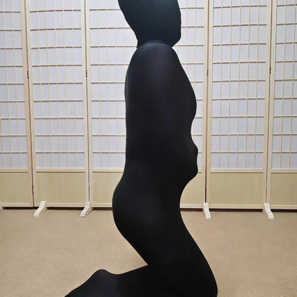 Sexy Super Tight Oil Shiny Full Body Stockings Mummy Bondage One-Piece Tights Comfortable Sleepwear Pullover Asphyxia Sensation