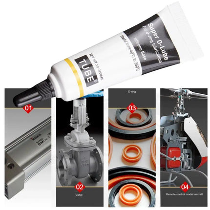 Silicone Lubricant Grease Waterproof Food Grade Lubricant Grease Heat-Resistant Maintenance Gel Machine Lubric ﻿10/20/50/100g