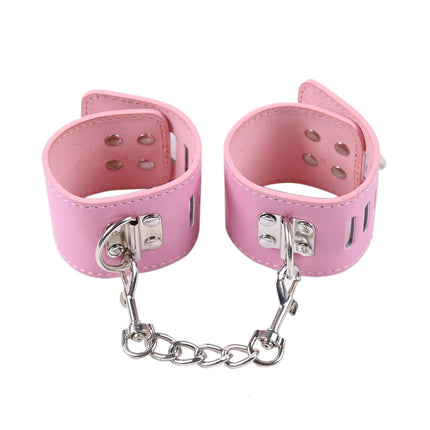 Bdsm Handcuffs Wrist Hand Cuffs Mitts Gloves With Padlock Mittens Costumes Bondage Cosplay Sexy Toys For Adult Accessories