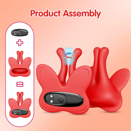 Vibrating Nipple Clamps Vibrator 9 Vibration Modes Nipple Stimulation BDSM Sex Toys for Women Couples Pleasure Adult Products 18