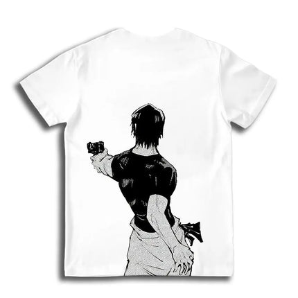 New Japanese Anime T-shirts Men's And Women's Anime Character Casual Short-Sleeve Tees 2026 Summer Streetwear Trendy Tops