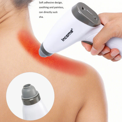 Vacuum Cupping Gun Electric Cupping Pump Body Massager USB Charging Negative Pressure Massage Tool for Scraping Gua Sha Suction