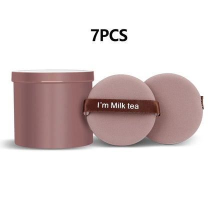 Single air cushion puff with canister powder puff set a box of 7 packs do not eat powder convenient storage beauty tools