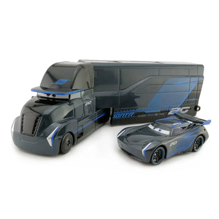 NEW Disney Pixar Cars And Truck Set Lightning Mcqueen Jackson Storm Mack Truck Model Trucks Racing Car Birthday Gift for Boys