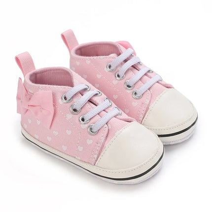 Spring and Autumn Pink Series Hot Selling Children's Shoes Baby Shoes Soft soled Anti slip Baby Shoes Newborn Baby Step Shoes