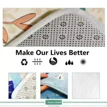 3D Fish Pond Carpet Living Room Children's Room Carpet Kitchen Carpet Floor Carpet Home Bathroom Carpet Angler Enthusiast