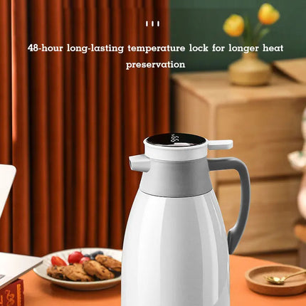 Large Capacity Thermos Kettle Thermal coffee Kettle Hot Water Bottle Coffee Thermal Bottle Large Capacity Glass Liner