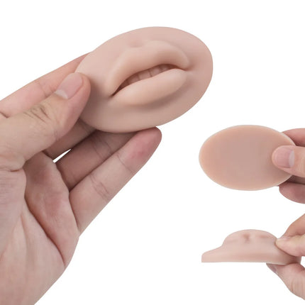 5D Dimensional Lip Practice Skin Microblading Permanent Makeup Soft Film Silicone PMU Lip Mold Beginner Tattoo Supplies Tool