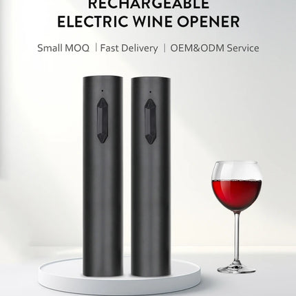 Electric Wine Bottle Opener Automatic Red Wine Corkscrew Rechargeable Wine Opener with Charging Base Tools Kitchen Accessories