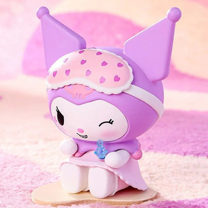 Sanrio Figure Blind Box Cute Kuromi My Melody Figures Toy Pajamas Series Collection Home Decorate For Children Christmas Gift