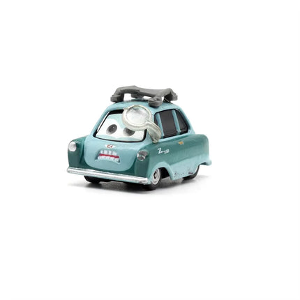 2025 Disney PixarCars 3 Toys Lightning Mcqueen Race Div Fritter Miss Frank Collection 1:55 Diecast Metal AlloyModel CarToy Gifts