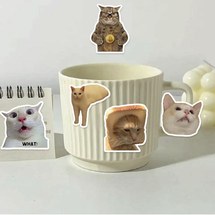 50Pcs/Bag,Funny Animals Stickers,Waterproof Be Suitable For Skateboard DlY Luggage Laptop Phone Creative Stationery ToysColor