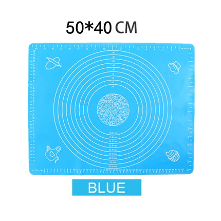 Silicone Baking Mat Kneading Dough Mats Pizza Cake Sheet Cooking Grill Gadgets Bakeware Table Pad Kitchen Pastry Accessories
