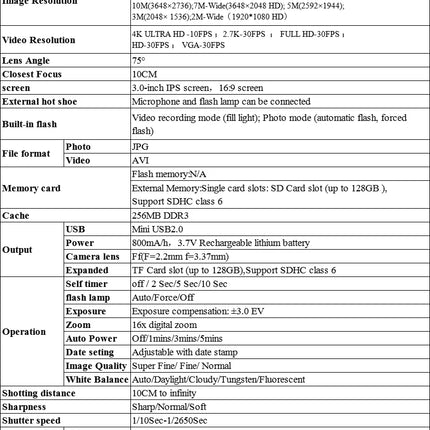 4K Digital Camera for Photography and Video Autofocus Anti-Shake 48MP Compact Vlogging Camera 3'' 180° Flip Screen with Flash