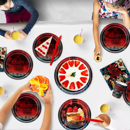 HOT Birthday Party Decorations Balloon Sets Disposable Party Plates Tablecloths Kids Birthday Gifts Baby Showers
