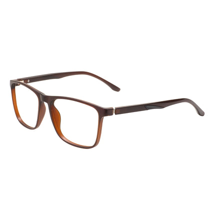 TR90 Men Ultralight Square Prescription Eyeglasses Classic Rectangular Optical Glasses Anti Blue Light Progressive Lenses Spring
