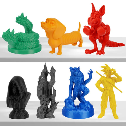 10KG PLA PETG TPU Filament 1.75mm Dimensional Accuracy+/-0.03mm No Bubble High Quality Multicolor 3D Printer Filament