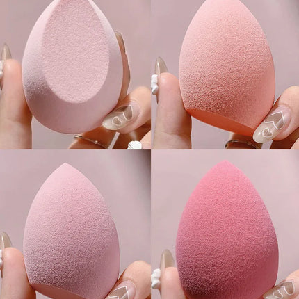 4pc/8pc Soft Makeup Sponge Dry Wet Dual Use Cosmetic Puff Foundation Concealer Highlight Blender Make Up Beauty Tool Accessories
