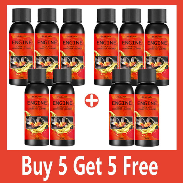 Nano Red Smoke Engine Anti-Wear Protector & Noise/Vibration Reducer - Heavy-Duty Cylinder Repair Oil Additive