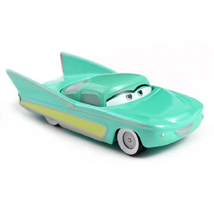 Disney Alloy Car Anime Figure Lightning McQueen Fire Fighting Truck Racing Car Kids Toys 1:55 Metal Die Casting Birthday Gifts