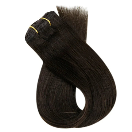 Full Shine Clip in Hair Extensions Human Hair 26-28inch 150G Hair Clips for Women Human Hair Clip in Extensions Remy Clip ins