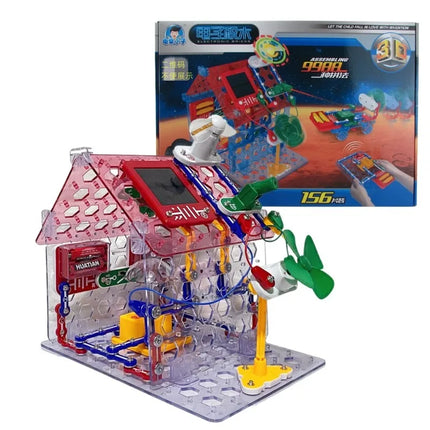 Circuit Building Blocks Kit for Kids - STEM Science Experiment Physics Educational Toy for 8-Year-Old Boys Birthday Gift