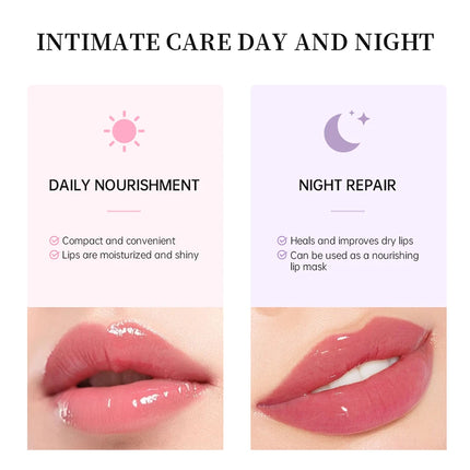 3pcs/Kit Butter Moisturizing Lip Gloss Oil Jelly Lipgloss Liquid Lipstick Lip Tint Brown Sugar Crystal Lip Balm