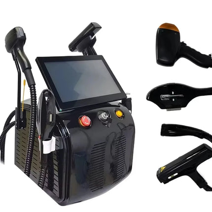 2026 4 In 1 Soprano 755/808/940/1064nm 4 Waves Titanium Ice Laser Hair Removal Latest FAC Technology ND:YAG+RF+IPL Painless