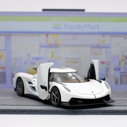 kinsmart Koenigsegg Jesko Absolut Alloy Diecast Car Model 1/36 Toy With Pull Back For Children Gifts Toy Collection
