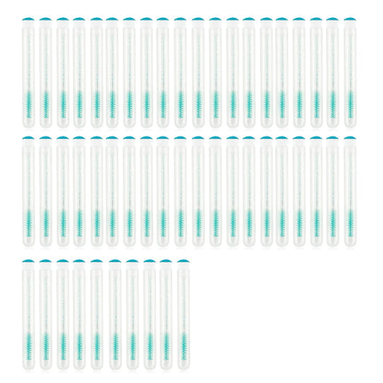 50pcs Reusable Eyelashes Brush Tube for Eyelash Extension Disposable Mascara Wands Eyebrow Brush Applicator EyeLash Brushes