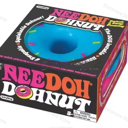 NeeDoh Dippin Dazzler Egg Donut prank stress relief toy soft glue vinyl squeeze toy Slow Rebound Pinch Ornament Relaxation
