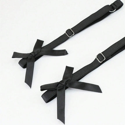 Women Bow Leg Ring Fashion Lace Garter Belt Bowknot Leg Loop Wedding Garters Bridal Cosplay Fashion Stocking Thigh Ring