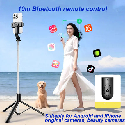 New Magnetic Selfie Monitor for iPhone Smart Vlog Selfie Screen Monitor with Remote Control 1500mAh Power Bank Pink/White/Black