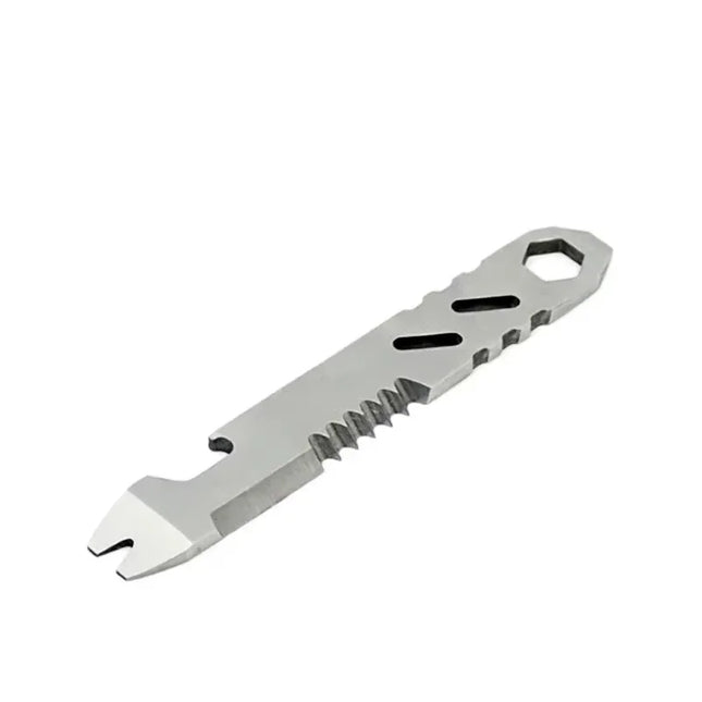 New Mini Stainless Steel Multifunctional Pry Bar, Mini EDC Hex Wrench, Bottle Opener, Portable Outdoor Bicycle Repair Tool