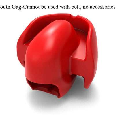 Silicone Mouth Gag Erotic Fixed Tongue Gag Ball Couple Adult Game Alternative No escap Bondage Gag Ball Erotic Sex Toy Store 18+