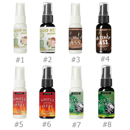 30ml Prank Fart Spray Non Toxic Fart Gag Poop Spray Spoof Odor Spray Joke Stinky Fart Spray Halloween Funny Toys