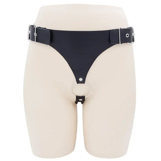 Men's Underwear Chastity Pants Prosthetic Penis Exotic Briefs Sex Toys for Men Belt Wear Pants Lock Essence Ring Delay Ring