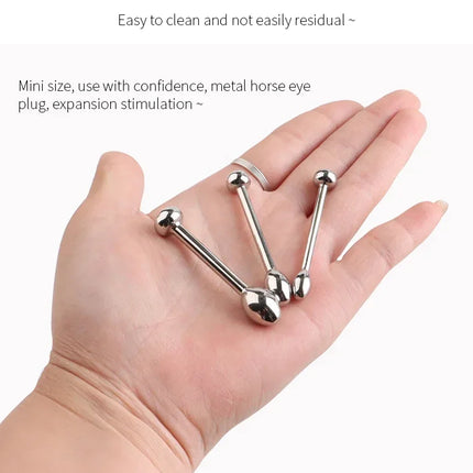Metal Urethral Catheter Male Stainless Steel Horse Eye Urethral Plug Penis Headers Masturbator Adult SM Urethran Expander
