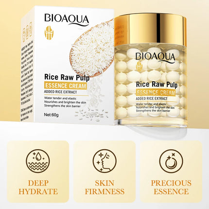 BIOAOUA Rice deep Moisturizing Essence Cream brightning hydrating face cream firming Rejuvenating Cream skin care for women