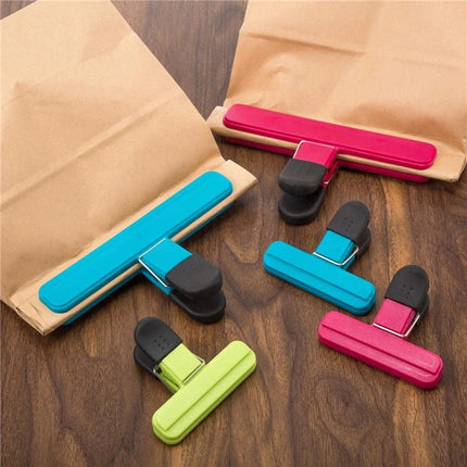 3-12PCS Multi Purpose Sealing Clip Durable Kitchen Snack Holder Food Bag Clip Storage Organizer Moisture-proof And Leak Proof
