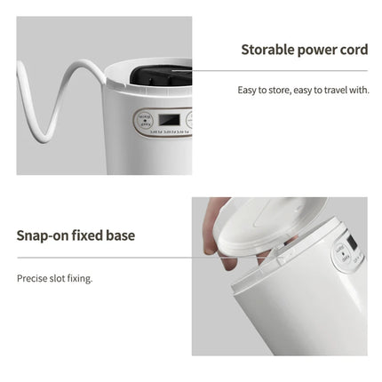 Portable Electric Kettle travel Kettle Stainless Steel Mini Electric Water Bottle Cup For Boil Hot Water Baby Milk Powder